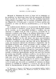 El nuevo Estado católico
