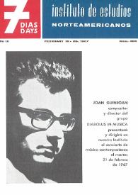 7 días = 7 days : boletín del Instituto de Estudios Norteamericanos, Barcelona. Núm. 304, del 19 al 26 de febrero de 1967