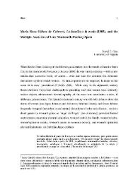 María Rosa de Gálvez de Cabrera, 'La familia a la moda' (1805), and the Multiple Anxieties of Late Nineteenth-Century Spain