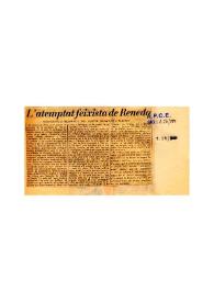 L'atemptat feixista de Renedo