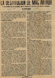 La destitución de Mac Arthur