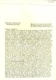 Carta de la Federación de Agrupaciones Regionales Socialistas al Círculo Pablo Iglesias. México D. F., 14 de agosto de 1945