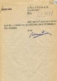 Carta de Inadalecio Prieto a Carlos Esplá. San Juan de Luz, 26 de junio de 1948
