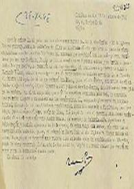 Carta de Indalecio Prieto a Carlos Esplá. San Juan de la Luz, 19 de ocubre de 1948