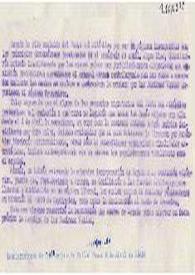 Declaraciones de Indalecio Prieto a United Press. 8 de abril de 1949