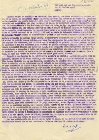 Carta de Indalecio Prieto a Carlos Esplá. San Juan de Luz, 9 de agosto, 1949