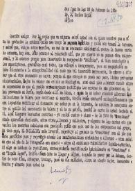 Carta de Indalecio Prieto a Carlos Esplá. San Juan de Luz, 28 de febrero de 1950