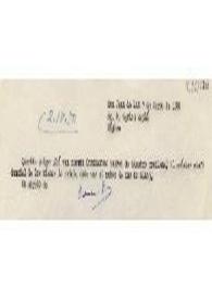 Carta de Indalecio Prieto a Carlos Esplá. San Juan de Luz 7 de marzo de 1950