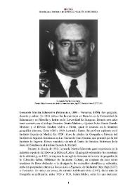 Leonardo Martín Echeverría (Salamanca, 1894 - Veracruz, 1958) [Semblanza]
