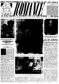 Romance : Revista Popular Hispanoamericana. Año I, núm. 16, 15 de septiembre de 1940