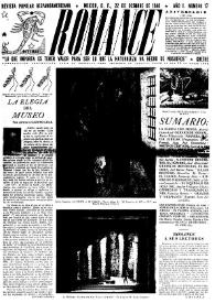 Romance : Revista Popular Hispanoamericana. Año I, núm. 17, 22 de octubre de 1940