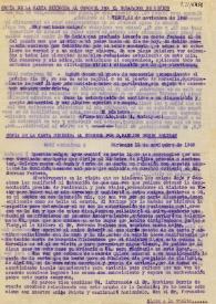Copia de la carta dirigida al Coronel por el Embajador de México. Vichy, 13 de noviembre 1940