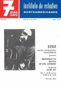 7 días = 7 days : boletín del Instituto de Estudios Norteamericanos, Barcelona. Núm. 493, del 5 al 11 de marzo de 1973