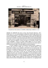 Editorial Tor (1916-1971) [Semblanza]