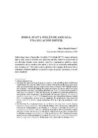 Jorge Juan y Julián de Arriaga : una relación difícil