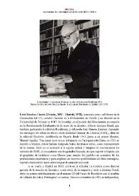 León Sánchez Cuesta (Oviedo, 1892 - Madrid, 1978) [Semblanza]