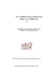 Epistolario de Enrique de Leguina en la Biblioteca de Menéndez Pelayo