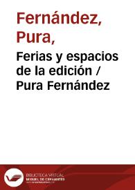 Ferias y espacios de la edición