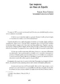 Las mujeres en 'Hora de España'