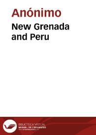 New Grenada and Peru