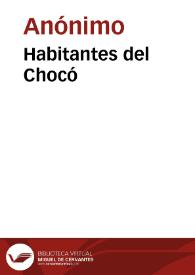 Habitantes del Chocó