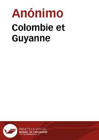 Colombie et Guyanne