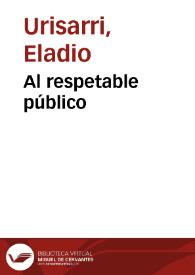 Al respetable público