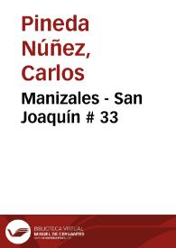 Manizales - San Joaquín # 33