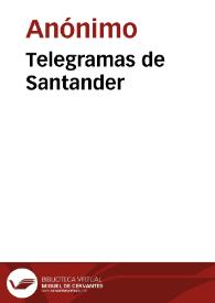 Telegramas de Santander