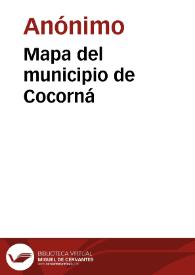 Mapa del municipio de Cocorná