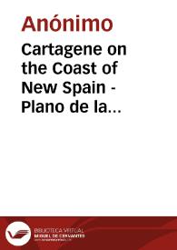 Cartagene on the Coast of New Spain - Plano de la Ciudad y Puerto de Cartagena