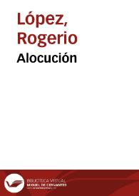 Alocución