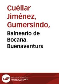 Balneario de Bocana. Buenaventura