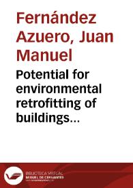 Potential for environmental retrofitting of buildings built under modernist influence in Bogota