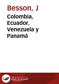 Colombia, Ecuador, Venezuela y Panamá