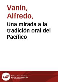 Una mirada a la tradición oral del Pacífico