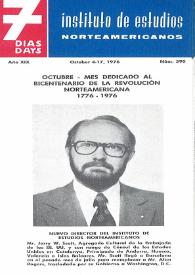 7 días = 7 days : boletín del Instituto de Estudios Norteamericanos, Barcelona. Núm, 590, del 4 al 17 de octube de 1976