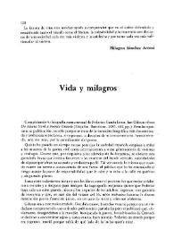 Vida y milagros