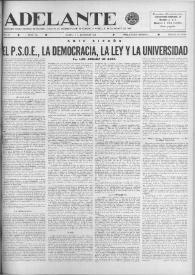 Adelante : Órgano del Partido Socialista Obrero [Español] (México, D. F.). Año XII, núm. 234, marzo de 1956