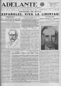 Adelante : Órgano del Partido Socialista Obrero [Español] (México, D. F.). Año XIV, núm. 259, abril de 1958