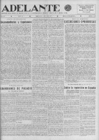 Adelante : Órgano del Partido Socialista Obrero [Español] (México, D. F.). Año XIV, núm. 261, julio de 1958