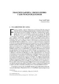 Francisco Laporta y Liborio Hierro y los principios jurídicos