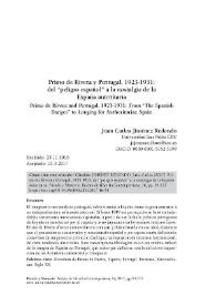 Primo de Rivera y Portugal, 1923-1931: del 'peligro español' a la nostalgia de la España autoritaria
