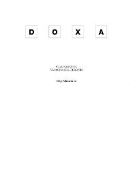 Doxa. Cuadernos de Filosofía del Derecho. Núm. 40, 2017