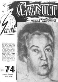 Cenit : Revista de Sociología, Ciencia y Literatura. Año VII, núm. 74, febrero 1957