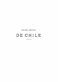 Historia jeneral de Chile. Tomo primero