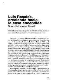 Luis Rosales, creciendo hacia 'La casa encendida'