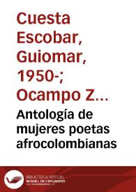 Antología de mujeres poetas afrocolombianas