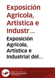 Exposición Agrícola, Artística e Industrial del departamento de Nariño