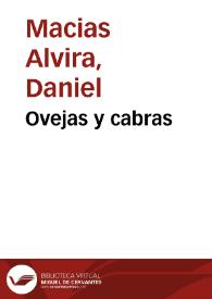 Ovejas y cabras